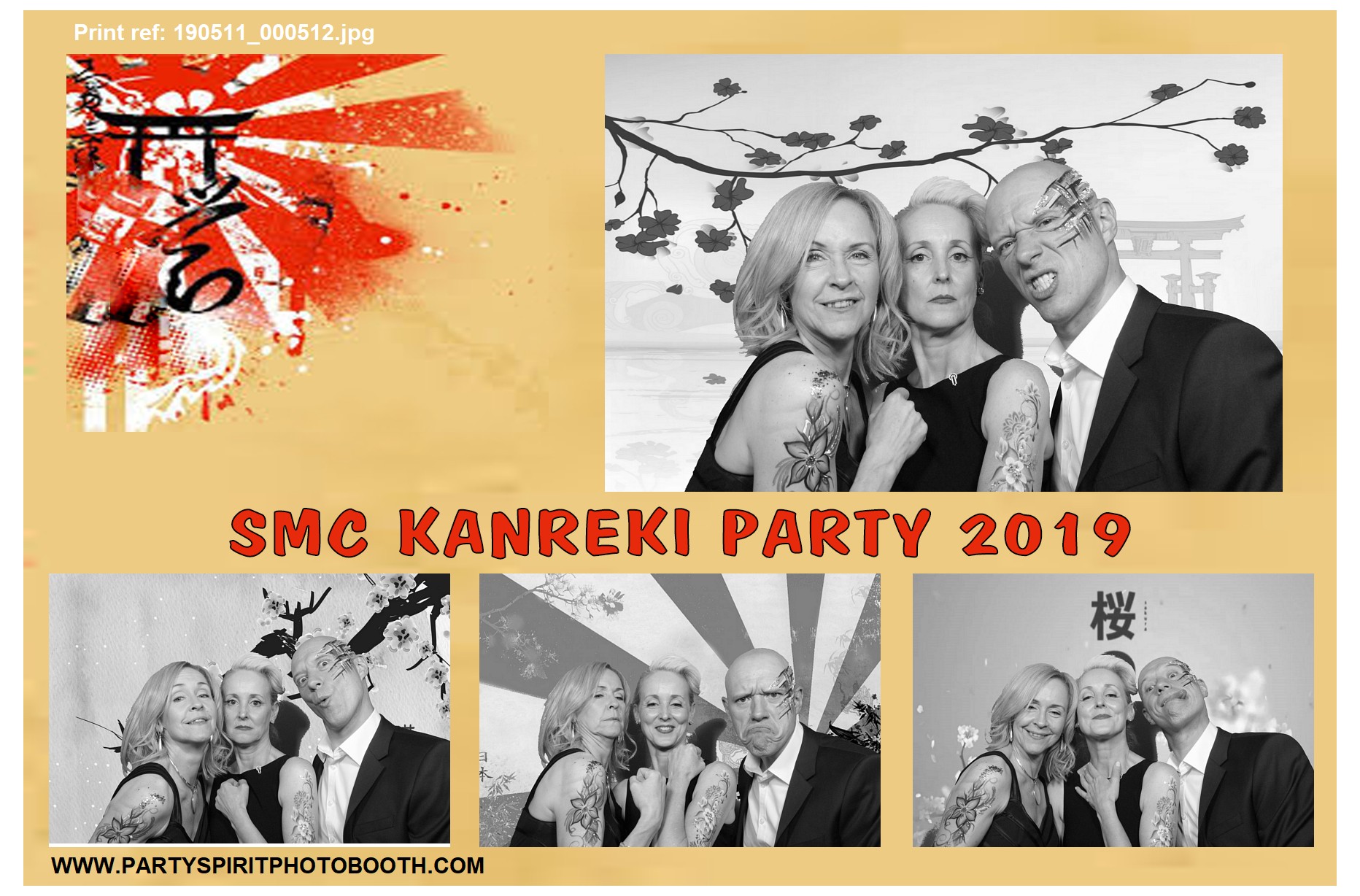 60th Japanese Theme Event | View more photos from the event at gallery.partyspiritphotobooth.com/u/PartySpiritPhotoBooth/60th-Japanese-Theme-Event